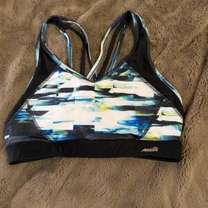 Avia Women's Multi-Color Strappy Crossback Sports Bra